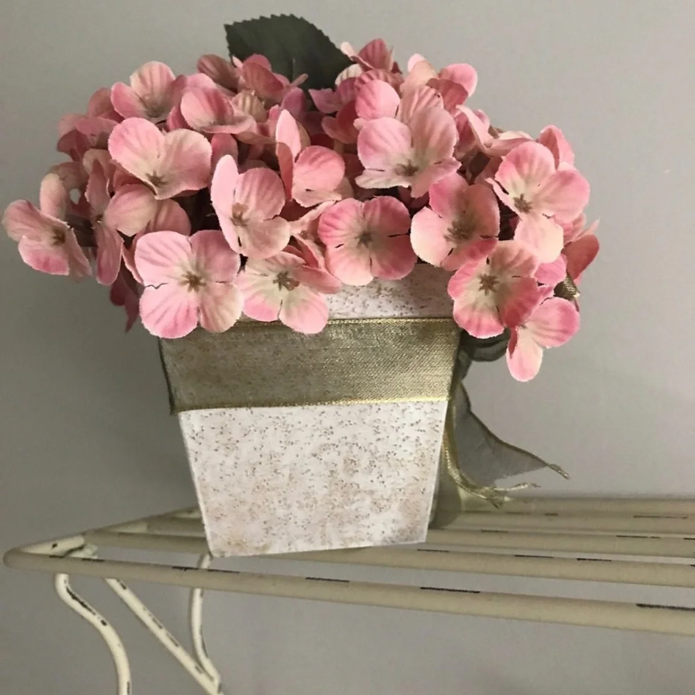 Hydrangea flower pot artificial decor - Picture 5 of 5